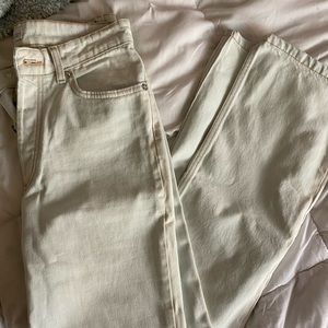 Zara Light Blue Wash Straight Leg Jeans